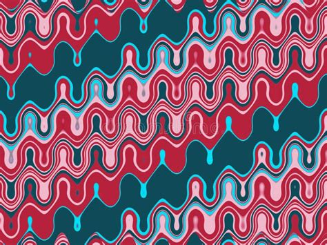 Abstract and Contemporary Digital Art Pattern Design Stock Illustration - Illustration of fabric ...