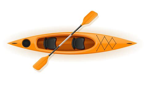 kayak from plastic for fishing and tourism vector illustration 489805 Vector Art at Vecteezy