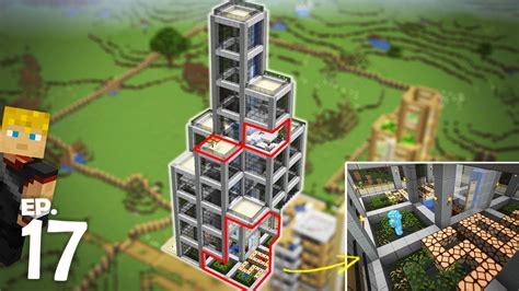 MINECRAFT Survival #17 // INTERIOR 50K DESIGN SKYSCRAPER!! - YouTube