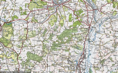 Historic Ordnance Survey Map of Brickendon, 1919