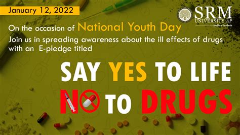 Say Yes to Life No to Drugs | SRM University AP, Andhra Pradesh