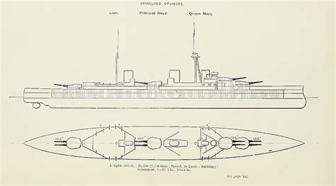 Plans of Lion Class Battlecruisers