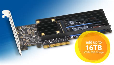 M.2 2x4 Low-profile PCIe Card - SONNETTECH