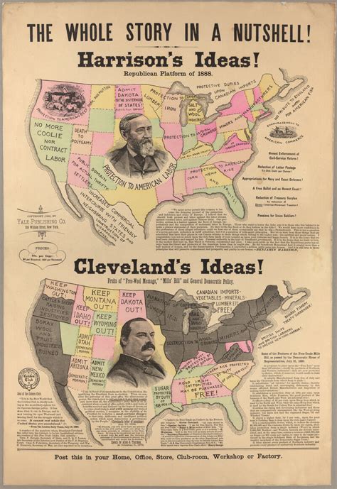 This Map Shows How the Presidential Election is 1888 Repeating Itself ...