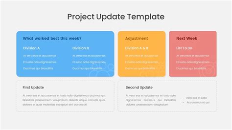 Project Update Slide Template - SlideBazaar