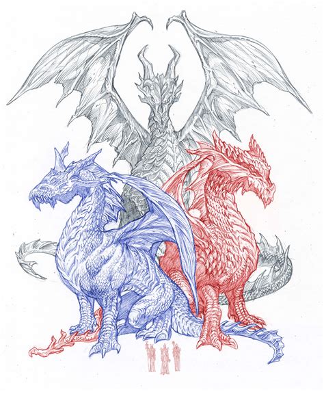 Pencil Drawing Dragons at GetDrawings | Free download