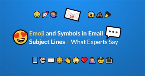 Using Emoji and Symbols in Email Subject Lines + What Experts Say