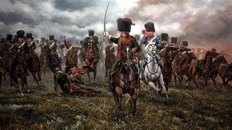 1815 Waterloo Charge of the Chasseurs de la Garde - Ferre Clauzel ...