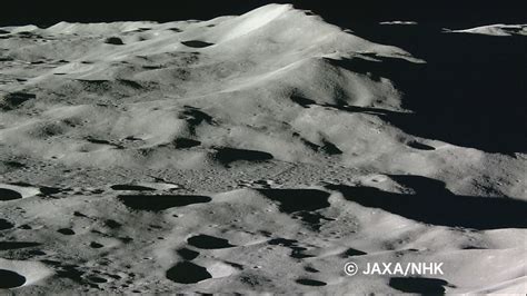 JAXA｜月周回衛星「かぐや（SELENE）」のハイビジョンカメラ（HDTV）によるラストショット画像の撮影について