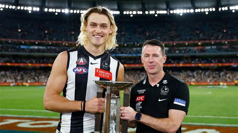 AFL news 2023: Darcy Moore post-game speech, Collingwood Anzac Day win over Essendon, video ...