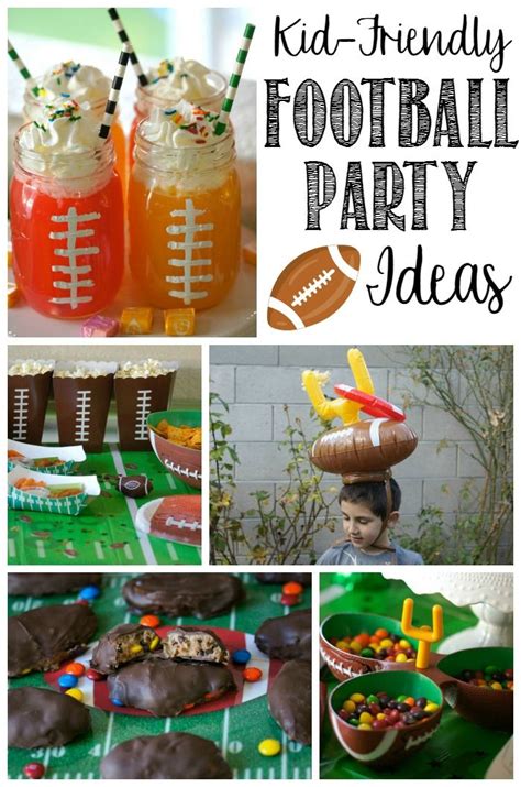 Football Party Ideas for Kids | Football party, Superbowl party ...