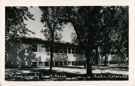 Kiowa County Court House Eads, CO Postcard