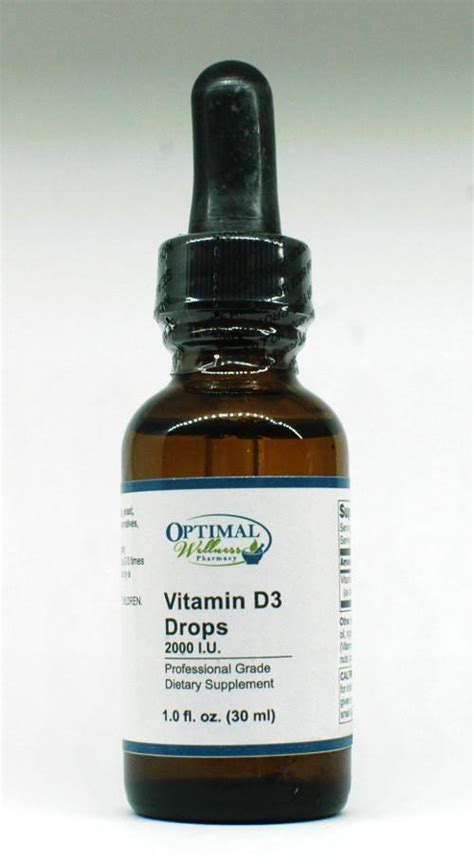 Vitamin D3 Drops – Optimal Wellness Pharmacy