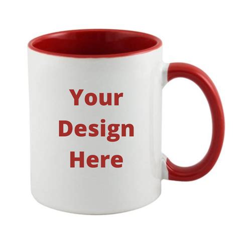 Standard Inside Color Mugs with you Logo or design printed - Silver ...