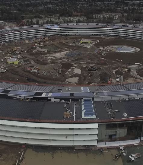 New Drone Footage of Apple's Campus Shows Construction Moving Along