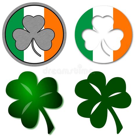 Shamrock Symbols stock illustration. Illustration of patrick - 7018778