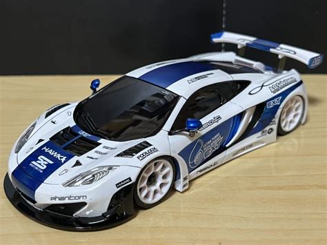 1 jpy! Kyosho Mini-Z *MINI-Z* McLAREN 12C GT3* has painted white body ...