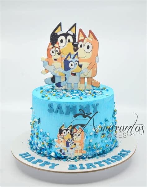 Best Small Bingo & Bluey Cake Melbourne - Amarantos Cakes-AA61