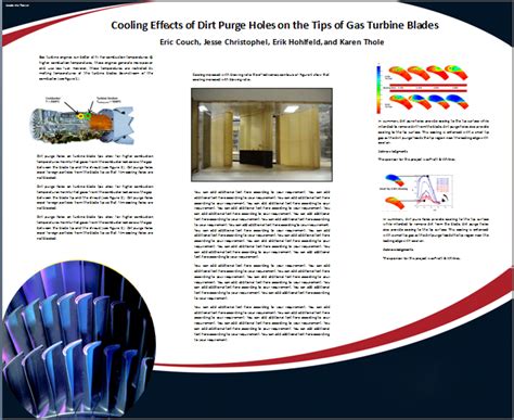 Academic Poster Template - My Word Templates