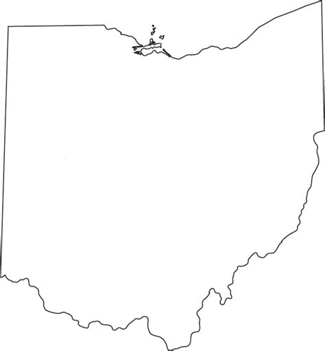 State Of Ohio Outline - ClipArt Best