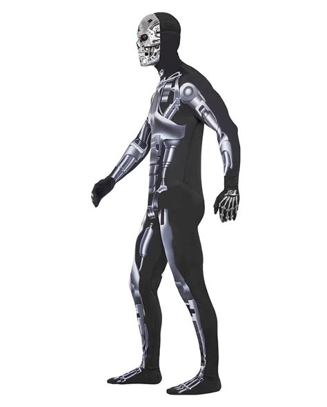 Terminator endoskeleton Men Costume | Robot costume with skull mask | horror-shop.com