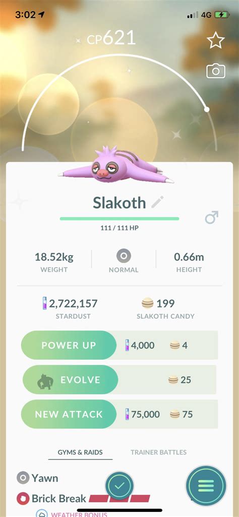 Shiny Slakoth is live : r/TheSilphRoad