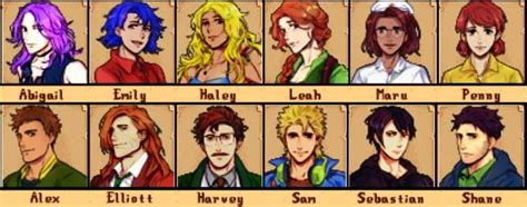 Pixel art edit of DCBurger's Portraits | Stardew valley, Stardew valley ...