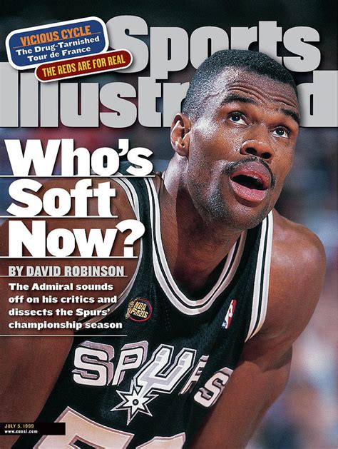 San Antonio Spurs David Robinson, 1999 Nba Finals Sports Illustrated Cover by Sports Illustrated