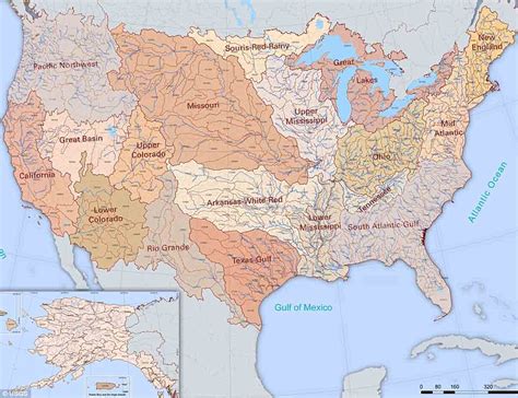 The veins of America: Stunning map shows every river basin in the US - Reel Deal Anglers