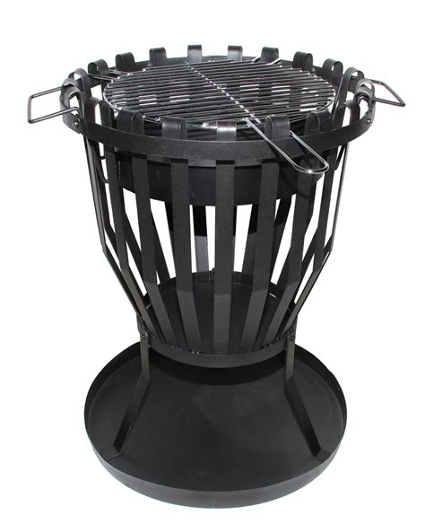 Buy 2-in-1 BBQ Brazier with Grill Fire Pit (48x68cm) at Mighty Ape NZ