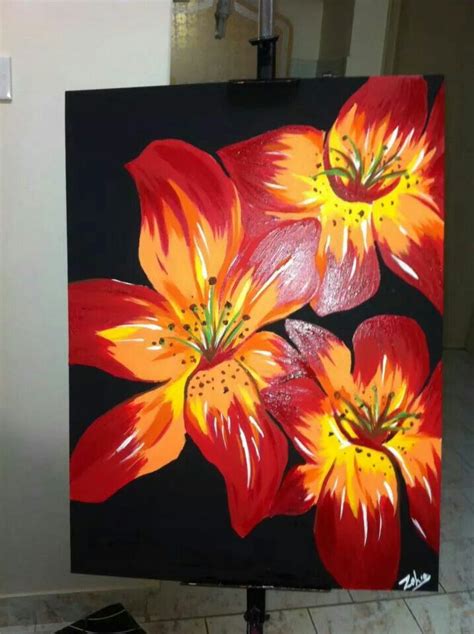 Painting | Flower art painting, Diy art painting, Diy canvas art painting