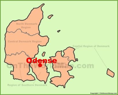 Odense Map | Denmark | Detailed Maps of Odense