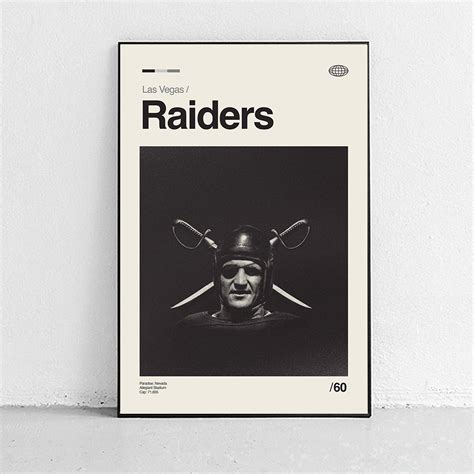 Las Vegas Raiders poster – Sandgrain Studio