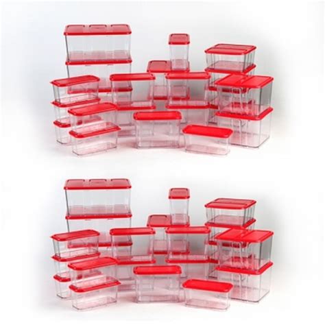 Sunrise Airtight Food Storage Wide Containers BPA-Free 57 PCS For ...