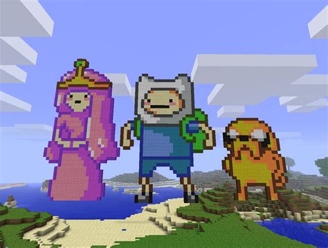 Adventure time classic pixel art - Minecraft Fan Art (45280574) - Fanpop