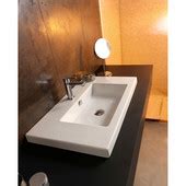 Nameeks Condal Collection Built In or Wall Mounted Ceramic Washbasin ...