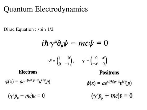 PPT - Quantum Electrodynamics PowerPoint Presentation, free download ...