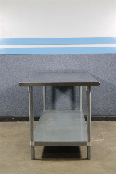 Stainless Steel Table – 8ft – Air Hollywood Props