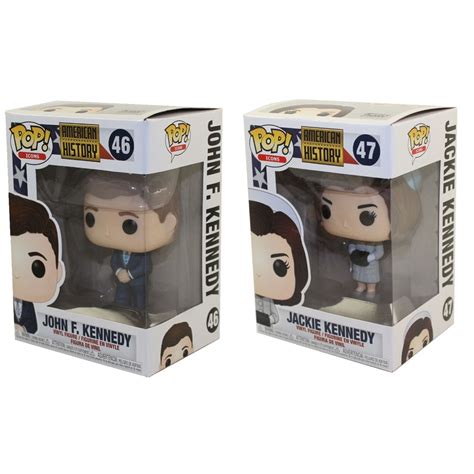 Funko POP! Icons Vinyl Figures - SET OF 2 (President John F. & First ...