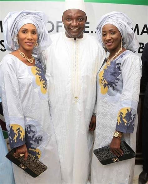 Photo Of Adama Barrow And His Two Wives, The First Ladies - Foreign ...