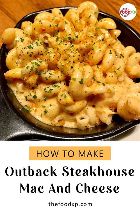 Outback Steakhouse Mac And Cheese Copycat Recipe - TheFoodXP | Recipe ...