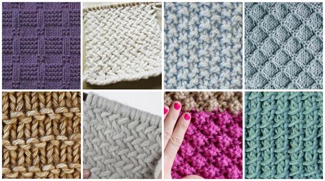 18 Easy Knitting Stitches You Can Use for Any Project - Pretty Ideas