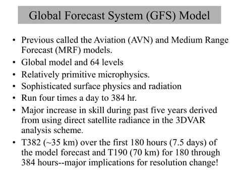 PPT - Global Forecast System (GFS) Model PowerPoint Presentation, free download - ID:178794