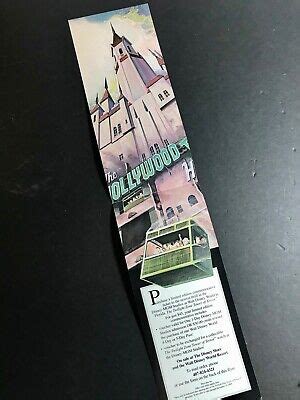 DISNEY MGM STUDIOS Hollywood tower of Terror pre opening foldout ...