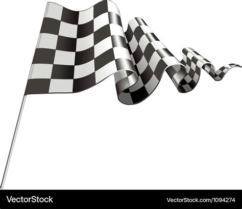 Checkered flag Royalty Free Vector Image - VectorStock