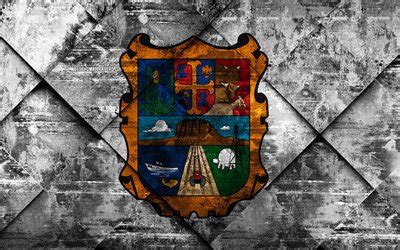 Download wallpapers Flag of Tamaulipas, grunge art, rhombus grunge ...