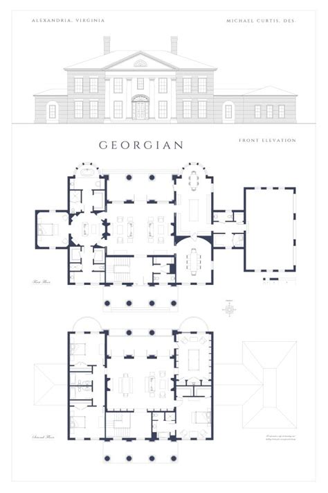 Georgian House Plan: The Hanover, #10 - The Beautiful Home