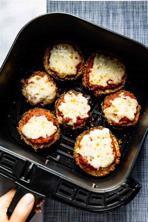 Air Fryer Eggplant Parmesan (Easy & Healthy Recipe)