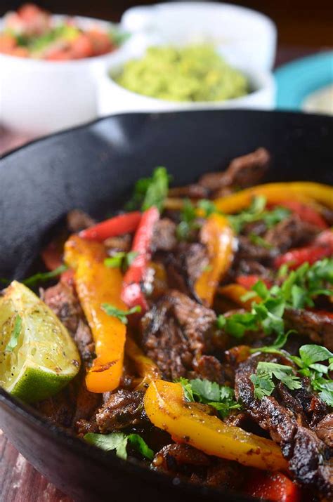 Skirt Steak Fajitas - Life's Ambrosia