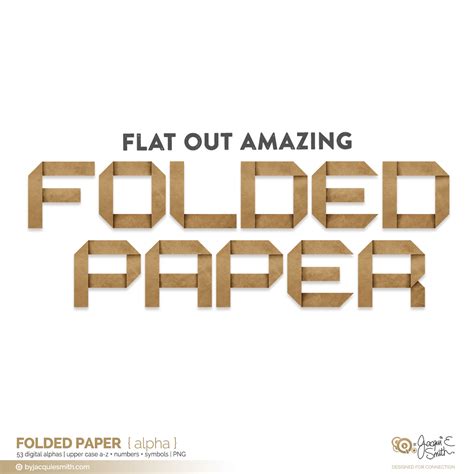 Folded Paper alpha | byjacquiesmith